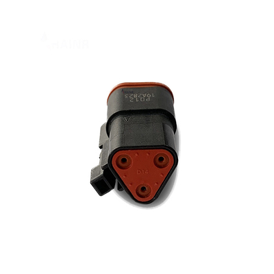 Passo de DT06-3S-E004 250V 3 Pin Connector Waterproof Plug 10.01mm
